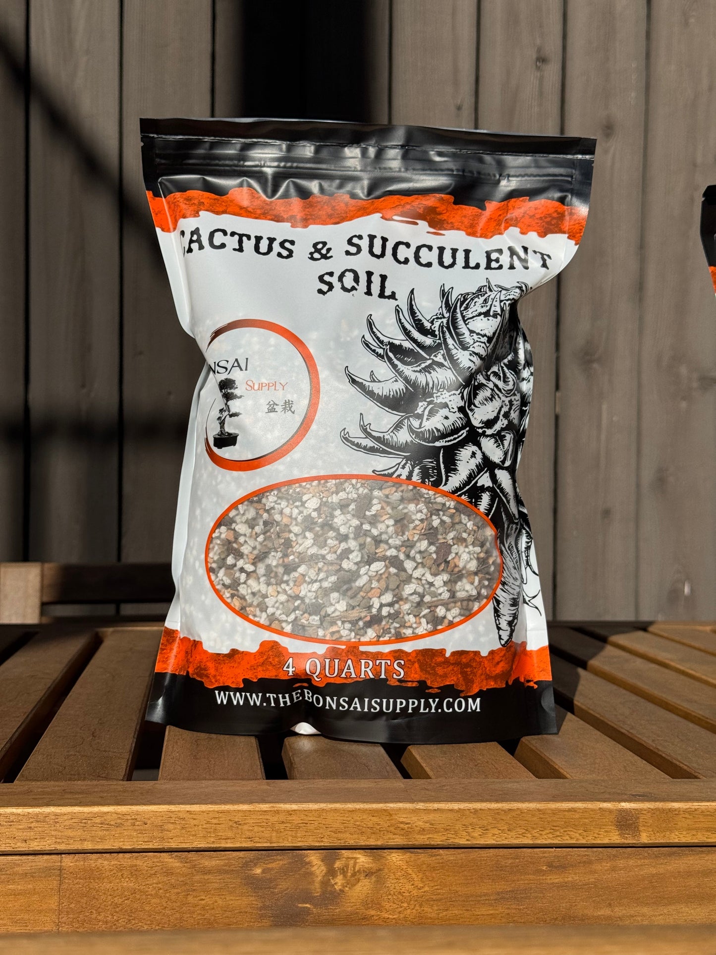 Cactus and Succulent Fine Mix close-up showing particle size - The Bonsai Supply