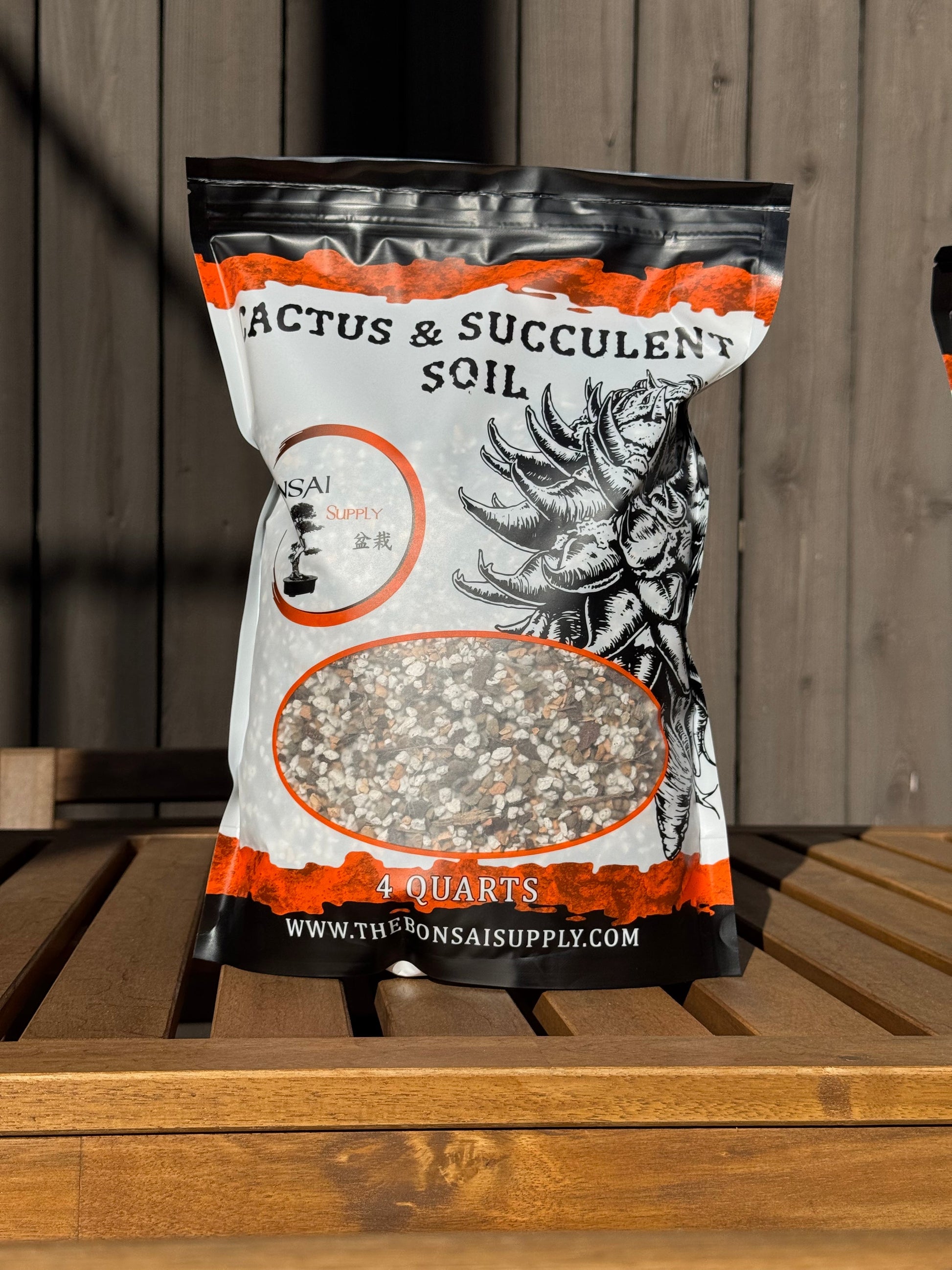 Cactus and Succulent Fine Mix close-up showing particle size - The Bonsai Supply
