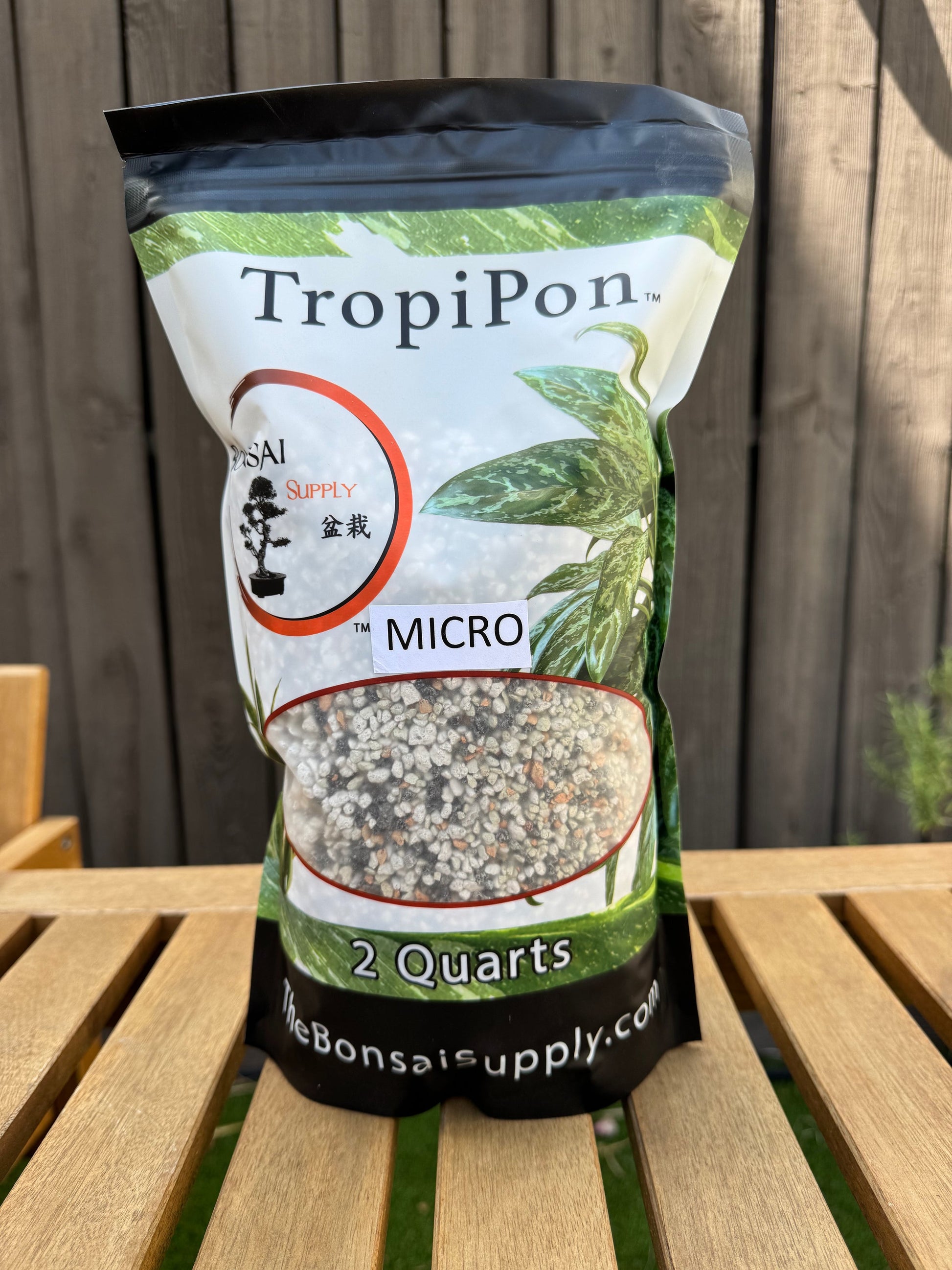 TropiPon Micro Mix close-up showing fine particle size - The Bonsai Supply